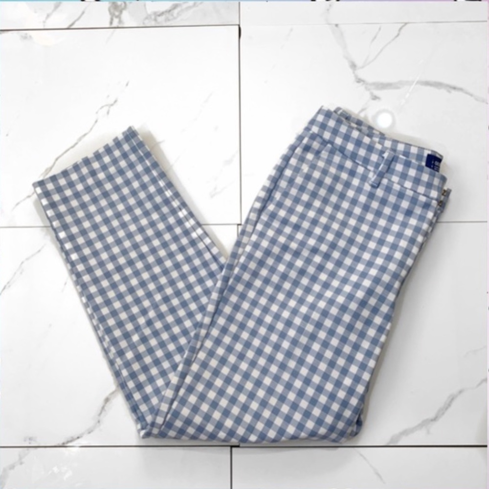 Old Navy Blue and White Harper Pants